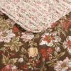 imageLaura Ashley  FullQueen Quilt Set Reversible Cotton Bedding with Matching Shams Lightweight Home Decor for All Seasons Marta Brown FullQueenMarta Brown