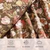 imageLaura Ashley  FullQueen Quilt Set Reversible Cotton Bedding with Matching Shams Lightweight Home Decor for All Seasons Marta Brown FullQueenMarta Brown