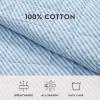 imageLaura Ashley  FullQueen Quilt Set Simple Comfortable and Breathable Bedding with Matching Shams Super Soft and Cozy Home Decor Oxford Stripe Green FullQueenOxford Stripe Blue