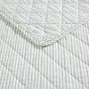imageLaura Ashley  FullQueen Quilt Set Simple Comfortable and Breathable Bedding with Matching Shams Super Soft and Cozy Home Decor Oxford Stripe Green FullQueenOxford Stripe Green