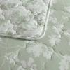 imageLaura Ashley  Quilt Set Luxuriously Soft Bedding with Matching Shams Floral Design Elegant Home Essentials Adorabelle Silhouette Green FullQueenGreen