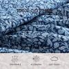 imageLaura Ashley  Quilt Set Super Soft Fabric Bedding with Matching Shams ToileInspired Print Floral Home Essentials Elaina Blue FullQueenBlue