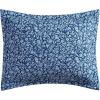 imageLaura Ashley  Quilt Set Super Soft Fabric Bedding with Matching Shams ToileInspired Print Floral Home Essentials Elaina Blue FullQueenBlue