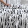 imageLaura Ashley  Quilt Set Super Soft ampamp Prewashed Bedding with Matching Shams Modern Design with Scallop Edges Cozy Home Essentials Stripe Perfection Grey FullQueenGrey