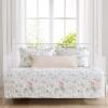 imageLaura Ashley  Daybed Set Lightweight Bedding with Matching Shams ampamp Pillow Cover Home Decor for All Seasons Breezy Floral Pink Daybed