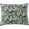 imageLaura Ashley  FullQueen Comforter Set Super Soft Cotton Bedding with Matching Sham Botanical Design Vintage Bed Essentials Bramble Floral Pink FullQueenBramble Floral Green
