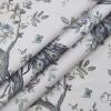 imageLaura Ashley Belvedere Window Curtains with Rod Pocket 84inch Length 2 Panels Set Canvas Light Filtering Light BluePeacock