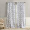 imageLaura Ashley Hydrangea Window Curtains with Rod Pocket 84inch Length 2 Panels Set Canvas Light Filtering Taupe38W x 96L Pack of 2