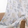 imageLaura Ashley Hydrangea Window Curtains with Rod Pocket 84inch Length 2 Panels Set Canvas Light Filtering Taupe38W x 96L Pack of 2