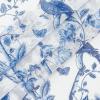 imageLaura Ashley Summer Palace Window Curtains with Rod Pocket 84inch Length 2 Panels Set Sheer Light Filtering Blue38W x 96L Pack of 2