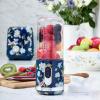 imageLaura Ashley Portable Blender for Smoothies by VQ  Compact Powerful ampamp Easy to use USB Rechargeable Mini Blender for Shakes and Smoothies with 450 mL Bottle  Smoothie Blender for KitchenGymTravelElveden Navy Portable Smoothie Maker