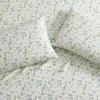 imageLaura Ashley  Queen Sheets Soft Sateen Cotton Bedding Set  Sleek Smooth ampamp Breathable Home Decor Spring Bloom Periwinkle QueenSpring Bloom Periwinkle