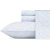 imageLaura Ashley  Queen Sheets Soft Sateen Cotton Bedding Set Sleek Smooth ampamp Breathable Room Essentials Tierney Grey QueenBristol Paisley