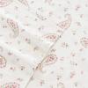 imageLaura Ashley  Queen Sheets Soft Sateen Cotton Bedding Set Sleek Smooth ampamp Breathable Room Essentials Tierney Grey QueenBristol Paisley Pink