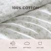 imageLaura Ashley  Queen Sheets Soft Sateen Cotton Bedding Set Sleek Smooth ampamp Breathable Room Essentials Tierney Grey QueenFiona Green