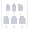 imageLaura Ashley  Queen Sheets Soft Sateen Cotton Bedding Set Sleek Smooth ampamp Breathable Room Essentials Tierney Grey QueenLottie Blue