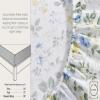 imageLaura Ashley  Queen Sheets Soft Sateen Cotton Bedding Set Sleek Smooth ampamp Breathable Room Essentials Tierney Grey QueenLottie Blue