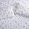 imageLaura Ashley  Queen Sheets Soft Sateen Cotton Bedding Set Sleek Smooth ampamp Breathable Room Essentials Tierney Grey QueenRena Teal