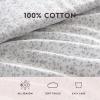 imageLaura Ashley  Queen Sheets Soft Sateen Cotton Bedding Set Sleek Smooth ampamp Breathable Room Essentials Tierney Grey QueenTierney Grey