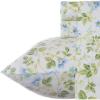 imageLaura Ashley  Queen Sheets Soft Sateen Cotton Bedding Set  Sleek Smooth ampamp Breathable Home Decor Spring Bloom Periwinkle QueenSpring Bloom Periwinkle