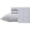 imageLaura Ashley  Queen Sheets Soft Sateen Cotton Bedding Set Sleek Smooth ampamp Breathable Room Essentials Tierney Grey QueenGarden Muse Pink