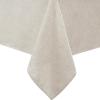 imageLaura Ashley Dothan Luxury Linen Blend Ruffled Tablecloth for Formal Dining Holiday Wedding or Party 60quot x 84quot TaupeClassic