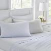 imageLaura Ashley  Queen Sheets Cotton Percale 6Piece Bedding Set Crisp ampamp Cool Home Decor Marissa Coral QueenBelle BlueWhite