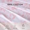 imageLaura Ashley  Queen Sheets Soft Sateen Cotton Bedding Set  Sleek Smooth ampamp Breathable Home Decor Evie Pink QueenBella PinkWhite