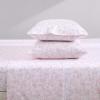 imageLaura Ashley  Queen Sheets Soft Sateen Cotton Bedding Set  Sleek Smooth ampamp Breathable Home Decor Evie Pink QueenBella PinkWhite