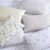imageLaura Ashley  Queen Sheets Soft Sateen Cotton Bedding Set  Sleek Smooth ampamp Breathable Home Decor Evie Pink QueenGarden Muse BlueWhite