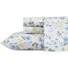 imageLaura Ashley  Queen Sheets Soft Sateen Cotton Bedding Set  Sleek Smooth ampamp Breathable Home Decor Evie Pink QueenMeadow Floral BlueGreenYellowWhite