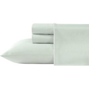 imageLaura Ashley Queen Sheet Set Luxury Sateen Cotton Bedding 800 Thread Count Soft ampamp Smooth for Year Rouse Use Coquette Room Decor Solid Pink QueenSolid Green