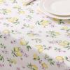imageLaura Ashley Decorative Tablecloth Wrinkle and Stain Resistant Spillproof Water Repellent Easy Care Washable Polyester Fabric for Dining Kitchen Holiday and Party 60quot x 84quot CharlotteLemon Floral