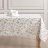 imageLaura Ashley Decorative Tablecloth Wrinkle and Stain Resistant Spillproof Water Repellent Easy Care Washable Polyester Fabric for Dining Kitchen Holiday and Party 60quot x 84quot CharlotteLemon Floral