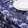 imageLaura Ashley Decorative Tablecloth Wrinkle and Stain Resistant Spillproof Water Repellent Easy Care Washable Polyester Fabric for Dining Kitchen Holiday and Party 60quot x 84quot CharlotteBranch Toile