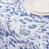 imageLaura Ashley Decorative Tablecloth Wrinkle and Stain Resistant Spillproof Water Repellent Easy Care Washable Polyester Fabric for Dining Kitchen Holiday and Party 60quot x 84quot CharlotteCharlotte