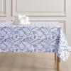 imageLaura Ashley Decorative Tablecloth Wrinkle and Stain Resistant Spillproof Water Repellent Easy Care Washable Polyester Fabric for Dining Kitchen Holiday and Party 60quot x 84quot CharlotteCharlotte