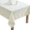 imageLaura Ashley Decorative Tablecloth Wrinkle and Stain Resistant Spillproof Water Repellent Easy Care Washable Polyester Fabric for Dining Kitchen Holiday and Party 60quot x 84quot CharlotteForsythia