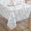 imageLaura Ashley Decorative Tablecloth Wrinkle and Stain Resistant Spillproof Water Repellent Easy Care Washable Polyester Fabric for Dining Kitchen Holiday and Party 60quot x 84quot CharlotteOriental Blossom