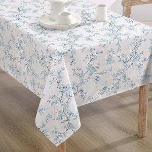 imageLaura Ashley Decorative Tablecloth Wrinkle and Stain Resistant Spillproof Water Repellent Easy Care Washable Polyester Fabric for Dining Kitchen Holiday and Party 60quot x 84quot CharlotteOriental Blossom