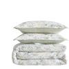 imageLaura Ashley  Twin Comforter Set Cotton Floral Bedding with Matching Sham OekoTex Certified Dorm Essentials Heather Garden PinkBramble Floral PinkYellow