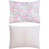 imageLaura Ashley  Twin Comforter Set Cotton Floral Bedding with Matching Sham OekoTex Certified Dorm Essentials Heather Garden PinkHeather Garden Pink