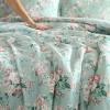imageLaura Ashley  Twin Comforter Set Cotton Floral Bedding with Matching Sham OekoTex Certified Dorm Essentials Heather Garden PinkRosemoore Teal