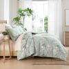 imageLaura Ashley  Twin Comforter Set Cotton Floral Bedding with Matching Sham OekoTex Certified Dorm Essentials Heather Garden PinkRosemoore Teal