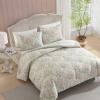 imageLaura Ashley  Twin Comforter Set MediumWeight Bedding with Matching Bed Sheets Sham ampamp Pillowcase OekoTex Certified Dorm Essentials Anja BlueArden Floral Pink