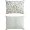 imageLaura Ashley  Twin Comforter Set MediumWeight Bedding with Matching Bed Sheets Sham ampamp Pillowcase OekoTex Certified Dorm Essentials Anja BlueArden Floral Pink