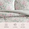 imageLaura Ashley  Twin Comforter Set MediumWeight Bedding with Matching Bed Sheets Sham ampamp Pillowcase OekoTex Certified Dorm Essentials Anja BlueArden Floral Pink