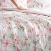 imageLaura Ashley  Twin Comforter Set Reversible Floral Bedding with Matching Sham Bonus Breakfast Pillow ampamp Square Pillow Cover Dorm Essentials Gosford PinkGosford Pink