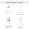 imageLaura Ashley  Twin Comforter Set Reversible Floral Bedding with Matching Sham Bonus Breakfast Pillow ampamp Square Pillow Cover Dorm Essentials Gosford PinkBranch Toile Blue