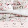 imageLaura Ashley  Twin Comforter Set Reversible Floral Bedding with Matching Sham Bonus Breakfast Pillow ampamp Square Pillow Cover Dorm Essentials Gosford PinkGosford Pink